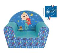 FUN HOUSE | Fauteuil Club CoComelon JJ pour Enfants 12 Mois+ | Mousse Légère et Lavable | Dimensions 52 X 33 X 42 Cm | Licence Officielle | Origine France Garantie | Mobilier Bébé Garçon Fille