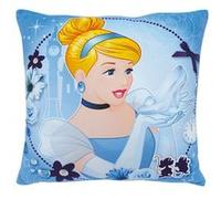 FUN HOUSE DISNEY CENDRILLON - Coussin bleu Princesse Cendrillon 35x35 cm Bleu G
