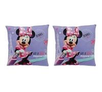 FUN HOUSE DISNEY MINNIE - Lot de 2 coussins violets 35 cm Violet G