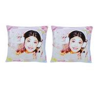 FUN HOUSE DISNEY VIOLETTA - Lot de 2 coussins roses 35 cm Rose G
