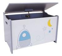 FUN HOUSE 713043 ESPACE Coffre à Jouets H.40 X L.58 X P.36 CM pour Enfant, Bleu