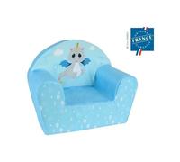 Fun house fauteuil club enfant Léon le dragon - Bleu