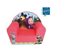 Fun house Fauteuil club enfant Masha et Michka - Rouge