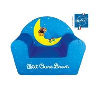 Fun house Fauteuil club enfant Petit Ours Brun - Rouge