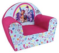 Fun House | Fauteuil Club My Little Pony pour Enfants 12 Mois+ | Mousse Légère et Lavable | Dimensions 52 X 33 X 42 Cm | Licence Officielle | Origine France Garantie | Mobilier Bébé Garçon Fille
