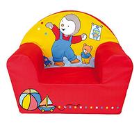 Fun House Fauteuil club T'choupi enfant 12 mois+ mousse lavable Origine France Garantie Rouge