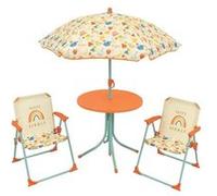 Ensemble table et chaises pour enfants Fun House, pliable, fer/polyester, 46x53cm
