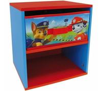 Fun House Table de chevet enfant Pat Patrouille avec tiroir MDF Bleu 33x30x36 cm