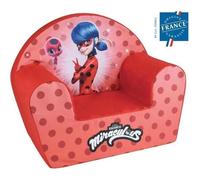 Fun House - Fauteuil club Lady Bug - Plush pour enfant - 52×33×42 cm - Origine France Garantie
