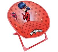 Fun House 713612 MIRACULOUS Ladybug Siège Lune Pliable pour Enfant H.47 X L.54 X P.42 cm