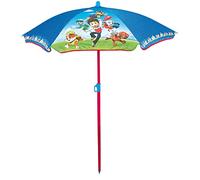Fun House | Parasol Enfant Pat Patrouille Réglable Hauteur 125 cm Ø 100 cm | Structure Légère et Transportable | Surface Lavable Facile | Licence Officielle | Accessoire Plage Jardin Garçon Fille