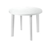 Table de jardin Blanc 89 cm Plastique