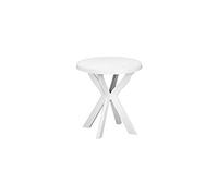 Fun Star Don Table De Bistrot Blanc 70 Cm