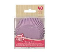 FunCakes Baking Cups, Caissettes à Cupcakes et Muffins, Lila, 48 Pièces | Pour muffins et cupcakes, Résistantes à la graisse, Papier de qualité alimentaire, Ø 5 cm, 3,2 cm de Hauteur