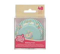 FunCakes Baking Cups, Caissettes à Cupcakes et Muffins, Unicorn, 48 Pièces | Pour muffins et cupcakes, Résistantes à la graisse, Papier de qualité alimentaire, Ø 5 cm, 3,2 cm de Hauteur