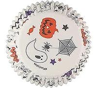 FunCakes Baking Cups, Caissettes à Cupcakes & Muffins, Halloween, 48 Pièces | Pour muffins et cupcakes, Résistantes à la graisse, Papier de qualité alimentaire, Ø 5 cm, 3,2 cm de Hauteur