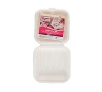 FunCakes Boîtes à gâteau en carton Bento Cake Box – Lot de 10 15 x 15 cm Blanc