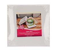BOÎTE À GÂTEAU 35X35X15CM BLANC