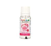 FunCakes Colle Alimentaire Transparente pour Décorations en Sucre de Gâteaux Comprend Pinceau Facile à Utiliser 22g, FC52100