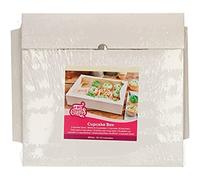 FunCakes Cupcake Box 12 White: Convient pour 12 cupcakes, Boîte en carton, Coffret cadeau cupcakes et muffins, 3 boîtes et 3 inserts.