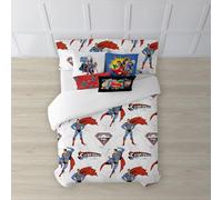 FUNDA NÓRDICA CON BOTONES 100% ALGODÓN MODELO MAN OF STEEL PARA CAMA DE 180 (260X240 CM)