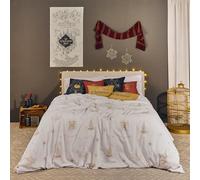 FUNDA NÓRDICA CON BOTONES HOGWARTS GOLD CHRISTMAS 105 (180X220 CM)