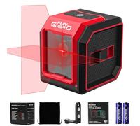 Funguard Niveau Laser Autonivelant, 20M Rouge Laser Horizontal/Vertical Lignes, 2 x AA piles, IP54 pour Les Chantiers,Décoration d'intérieur, DIY