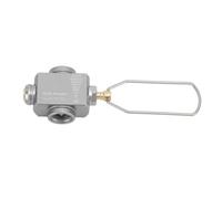 Funien Adaptateur de Recharge de Cartouche Gaz, Convertisseur Recharge Gaz, Vanne Transfert Carburant, économiseur Portable en Plein Air, Bouton Dégagemen