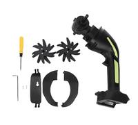 Funien Motobineuse électrique de Jardin, Mini Cultivateur sans Fil en Acier au Manganèse ABS, 235 TR/Min, Largeur et Profondeur de 4 Pouces, pour Jardin et Cour