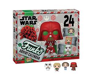 Funko Advent Calendar: Star Wars Holiday - Darth Vader (24 Days) | Goodies Officiels Science-Fiction - Calendrier de l'Avent avec 24 Mini Figurines Mystère - Cadeau de Noël pour Fans