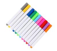 FUNNETOYU 12 pièces Stylos Effaçables Multicolores Neon pour Tableau LED et Acrylique Marqueurs Fluorescents Ergonomiques pour Garçon Fille Dessin et Écriture
