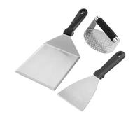 FUNNETOYU 1ensemble Set De Ustensiles De Barbecue Acier Spatule à Hamburger Presse à Et Marqueur De Cuisine Outils De Grillade Pour Amateurs De Bbq