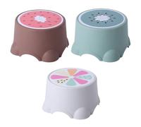FUNNETOYU 3 Pièces Tabouret de Salle à Manger Garçon et Filles en PP | Usage Maison, Surface Lisse et Empilable, Structure Résistante aux Chocs, Couleur Aléatoire
