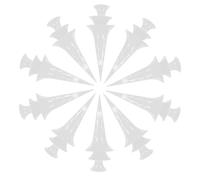 FUNNETOYU 30 Pièces Couvercle de Drainage Facile à Retirer en PP Blanc pour Pot de Fleurs Forme Cône en Tour, Maille pour Prévention de Perte de Terreau pour Jardinage en Intérieur