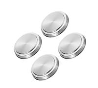 FUNNETOYU 4 pièces Couvercles Ronds Acier Inoxydable pour Cuisinière Set de et Faciles à Nettoyer Accessoire de Cuisine Élégant