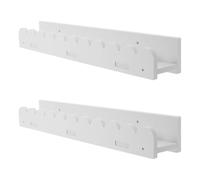 FUNNETOYU Étagère Murale Magnétique pour Livres D’garçon et Filles Blanche | Modules Repositionnables, Bords Arrondis, Rangement Modulaire pour Chambre et Nursery