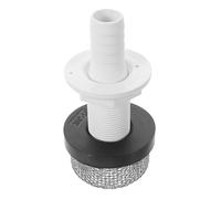 FUNNETOYU Filtre à Oxygène pour Pompe de Vivier Marin en Métal Durable, Crépine D'aspiration Précise pour Bassin Extérieur Poisson avec Fonction de Filtration Efficace