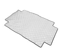 FUNNETOYU Housse Isolante Argenté pour 60x40 Pouces Congélateur Coffre | Oxford et Aluminium, Protection Solaire et Étanche, pour Magasins et Étals, Surface Lisse