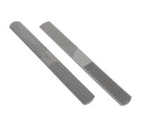 FUNNETOYU Lime à bois à main avec lime à dents régulières et fichier plat pour précision et finition fine, acier, 2pcs, pour travail du bois outillage