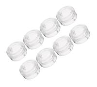 FUNNETOYU Organisateur de Cosmétiques 8pcs en Abs pour Fard à Paupières, Boîtes de Rangement Étanchéité, pour Voyage et Maison