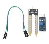 FUNNETOYU Puce Comparatrice Lm393 Couleur Aléatoire et Module Détecteur D'humidité du Sol Sortie Numérique Système D'arrosage Automatique Jardin