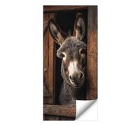 Funny Animal Trash Can Sticker - Creative Wheelie Bin Decal | Outdoor | Humorous Design Pattern, Weatherproof Vinyl, Easy Peel Application, Fits Standard Bins, Eye-Catching Decor, for Yard, Patio,