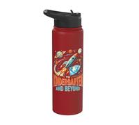 Funny Back To School To kindergarten And Beyond Stainless Steel Insulated Water Bottle