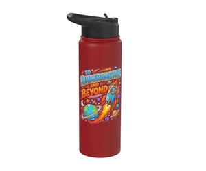 Funny Back To School To kindergarten And Beyond Stainless Steel Insulated Water Bottle