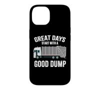 Funny Bin Man Poubelle de Recyclage pour Camion collecteur de déchets | Good Dump Coque pour iPhone 14