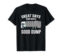 Funny Bin Man Poubelle de Recyclage pour Camion collecteur de déchets | Good Dump T-Shirt