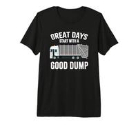 Funny Bin Man Poubelle de Recyclage pour Camion collecteur de déchets | Good Dump T-Shirt Haut de Gamme