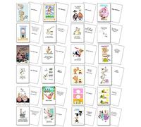 Funny carte d'anniversaire assortis Lot de 24 cartes et 25 enveloppes - Ensemble de boîte - Assortiment de # 2 Funny Cartes