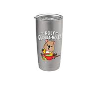 Funny Kawaii Mens Womens Kids Holy Quokkamole Quokka Lover Gobelet isotherme en acier inoxydable double paroi