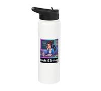 Funny Last Day of School Made It to May Teacher Girls Meme Stainless Steel Insulated Water Bottle